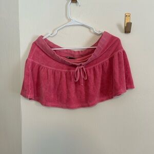pink juicy couture mini skirt